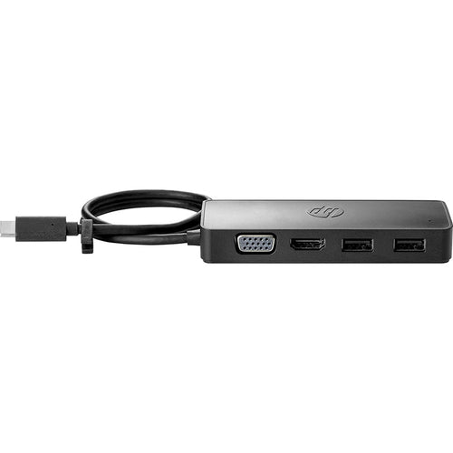 HP G2 7PJ38AA USB-C Travel Hub - Black