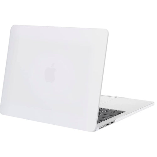 Matte Rubberized Hard Shell Case Cover for 13.6" MacBook Air (2022-2024) - Matte White