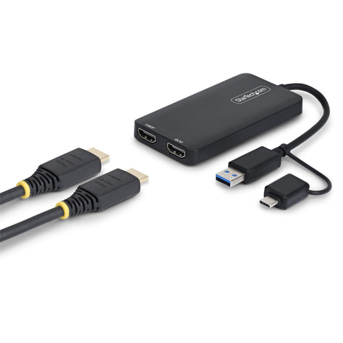 StarTech.com USB TO DUAL HDMI ADAPTER 4K30HZ + 1080P