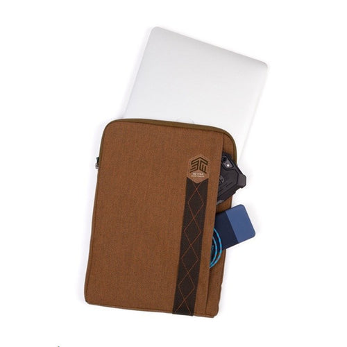 STM Street Ridge Laptop Tablet Sleeve for 11" Chromebook / iPad Air 10.2" 10.9" 11" - Desert Brown