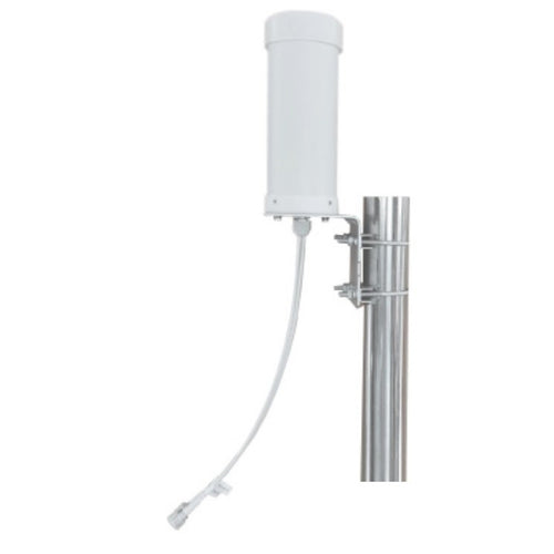 Go Wireless NZ MIMO Omnidirectional Antenna 617-960/1710-2700/3300-4000/4900-6000 MHz, 3-5dBi, 2 x N-Female, with Right Angle Bracket, Pigtail-35cm Cable
