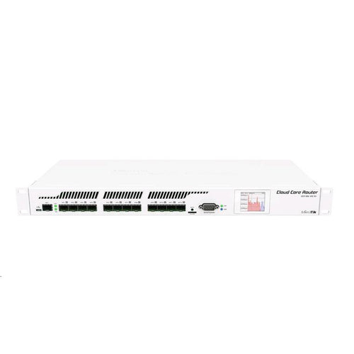 MikroTik CCR1016-12S-1S+ - Router Switch with 12x SFP 1x 10GigE SFP+ Rackmount Dual Power