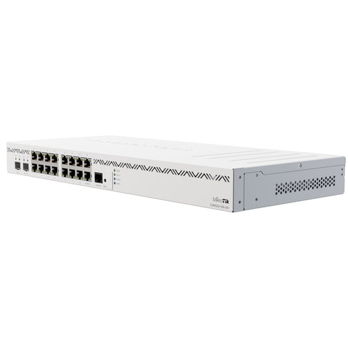 MikroTik CCR2004-16G-2S+ Router with 16x Gigabit Ethernet Ports, 2x10G SFP+ and Active Cooling