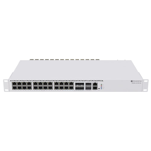 CRS326-4C+20G+2Q+RM - MikroTik CloudRouterSwitch 326-4C+20G+2Q+RM with 20 x 2.5Gbps Ethernet, 4 x Combo and 2 x 40G QSFP+