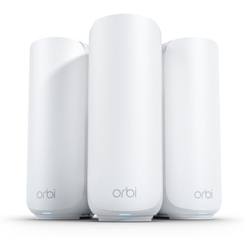 Netgear Orbi RBE373-100APS (BE3600) Dual-Band WiFi 7 Mesh System - 3 Pack