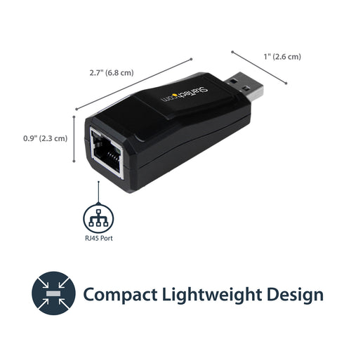 StarTech.com USB31000NDS USB3.0 to Gigabit Ethernet NIC Adapter