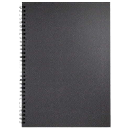 Artgecko GEC402 Shady Sketchbook A3 80 Pages 40 Sheets 200gsm Black Toned Card