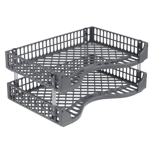 ODTGY - Okin Dokumentenablage Grau, 2er-Pack