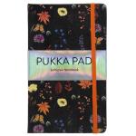 P9492BLM - Pukka Bloom Softcover Notizbuch 13x21cm Schwarz