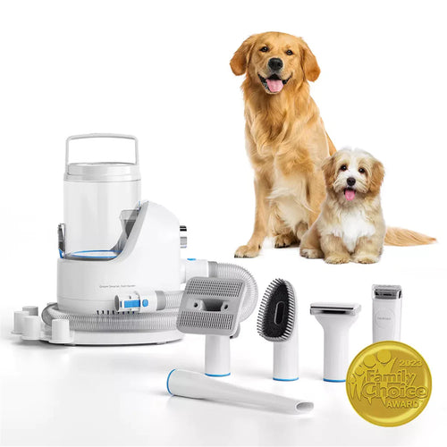 Neakasa P2 Pro Dog Cat Grooming Kit with Vacuum 2L Large for Multi-pet Family, 10500pa Strong Suction Power, 52dB Low Noise Design, 5 Proven Grooming Tools