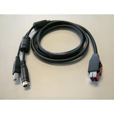 SEKTOR PTY LTD CADIUSB24V - CABLE PRINTER 24V PUSB TO HOSIDEN & USB B 1.8M BLK