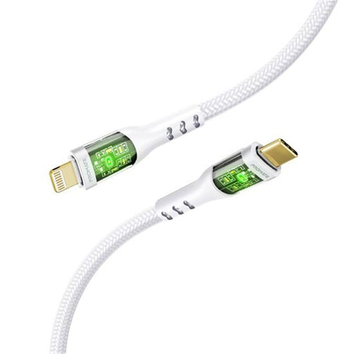 Promate TRANSLINE-CI.WHT 27W PD - 480Mbps USB-C to Lightning Cable - 1.2m - White