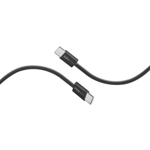 Promate ECOLINE-CC120 60W PD - 480Mbps USB-C Cable - 1.2m - Black