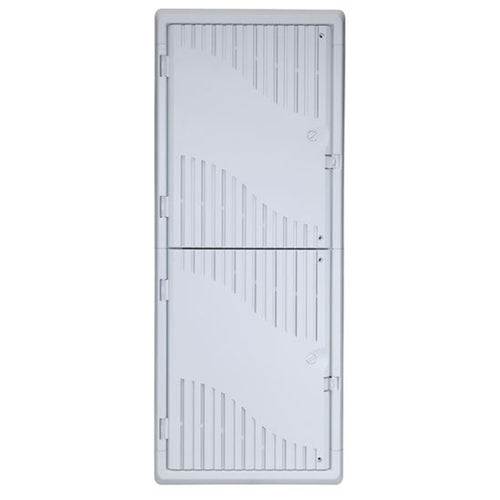 DYNAMIX HWS-4203WRV2 - 42'' Recessed Plastic Network Enclosure Slim Vented Lid Dual GPO/Cable Knockouts