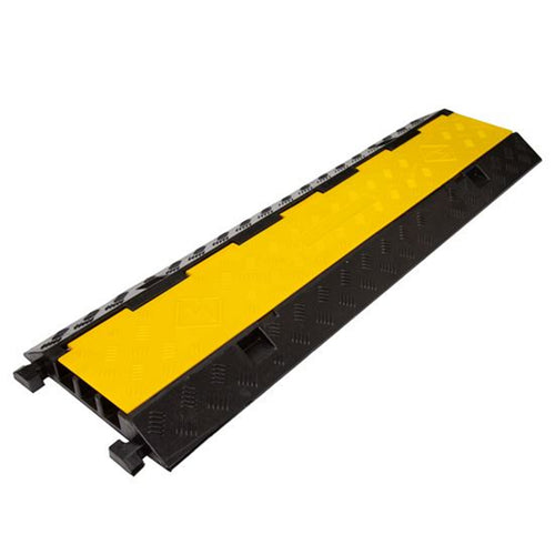 Dynamix FCP-3CH-1000 Floor Cable Protector - 3-Channel - Max Load 10 Tons - 1000mm