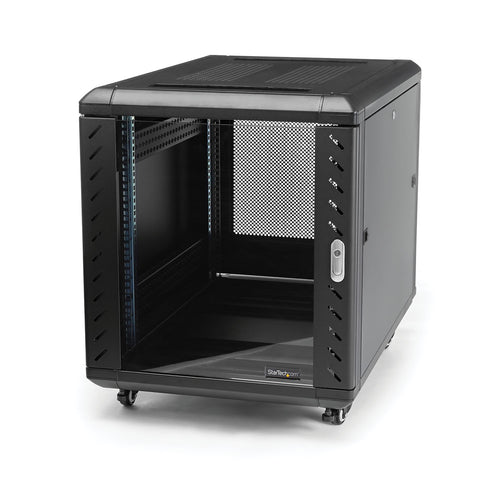 StarTech.com RK1236BKF - 12HE 36-Zoll zerlegbarer Serverschrank