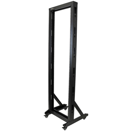 StarTech.com 2POSTRACK42 - 2-Post Server Rack with Casters - 42U
