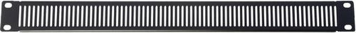 RackPower Rack Panel Vented 1U Black