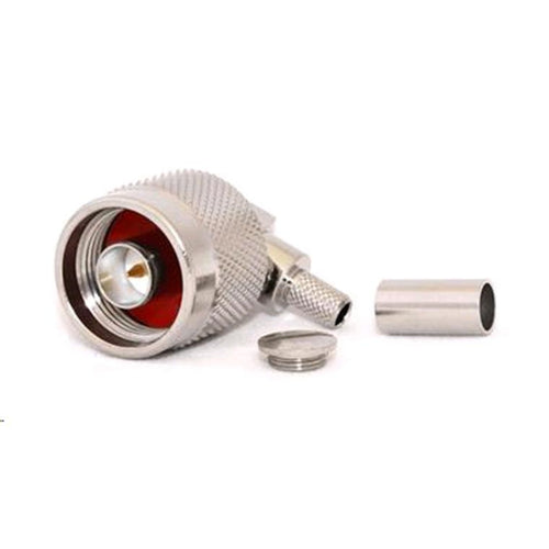 C-N1RA-195 - N-Stecker, rechtwinklig, CRIMP, für LMR195/RG58