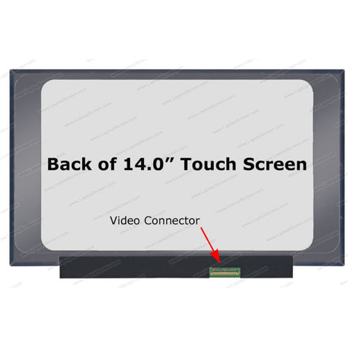 14.0" 40Pin 1920x1080 LCD Matte Touch Panel FHD (Slim) (Without Screw Holes), Compatible Model: R140NWF5 RC, B140HAK03.2, B140HAN05.7, LPM140M420, N140HCA-EA1 Rev.C1