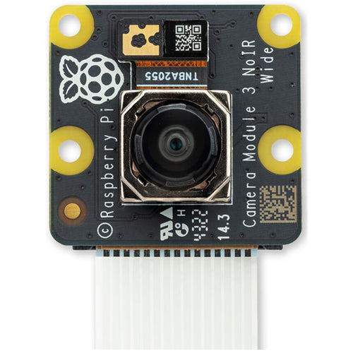 Raspberry Pi Official Camera Module 3 Wide NoIR Version Build-In 12M Pixel Sony IMX708 Image Sensor Module