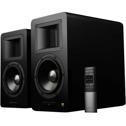 Airpulse by Edifier A200T Premium HiFi 130W Active Powered Bookshelf Speaker System - Black