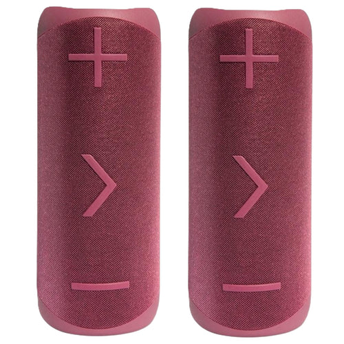 BlueAnt X2i 20W Wireless Portable Bluetooth Speakers (2-Pack) - Crimson Red