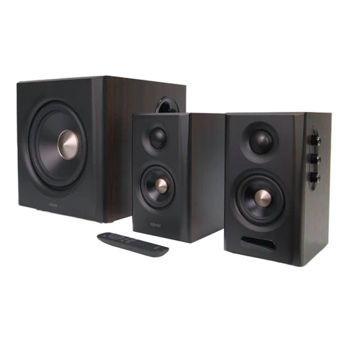 Edifier S355DB 150W Tri-Amped 2.1 Speaker System with Bluetooth & HDMI eARC - Walnut