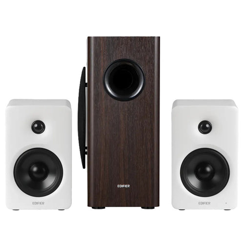 Edifier M90 HDMI TV Speakers + T5s Subwoofer 170W 2.1 Bundle - White