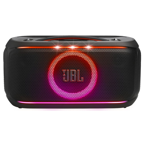 JBL PartyBox On-The-Go MK2 100W Wireless Portable Party Speaker with 2x JBL Wireless Digital Microphones