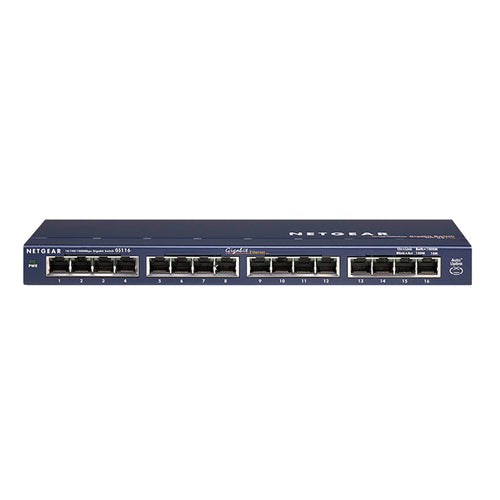 NETGEAR GS116 16-Port Gigabit Unmanaged Switch - 1GbE x16