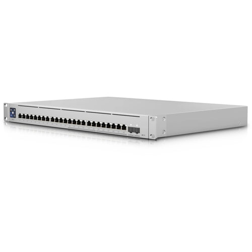 Ubiquiti UniFi USW-Enterprise-24-POE 26-Port 10G L3 Managed PoE Switch (400W) - SFP+ x2, 2.5GbE PoE+ x12, 1GbE PoE+ x12
