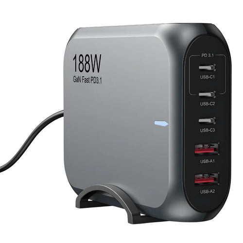 CLink GS-W188A0957 188W GaN Fast Charge MultiPort USB-C PD 3.1 Charger