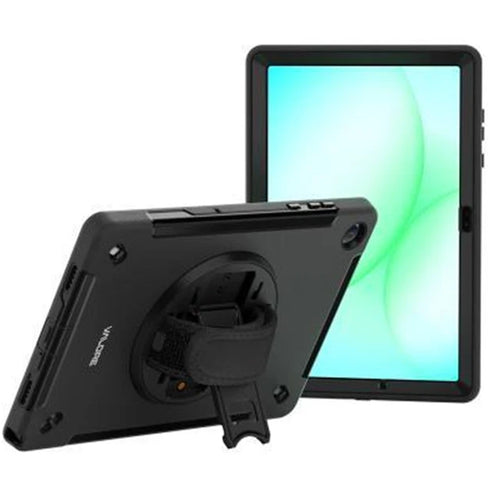 Valore Rugged Tablet Case With Shoulder Strap / Hand Strap, screen protector & Kick-Stand for Samsung Galaxy Tab A11+, 11" Tablet ( SM-X230 / SMX-236 2025 Model )