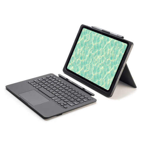 ZAGG Pro Keys Connect Keyboard Tablet Case for iPad Air 11" ( M4/ M3 / M2 ) - Durable case & direct connect keyboard with trackpad, kickstand, and pro typing experience