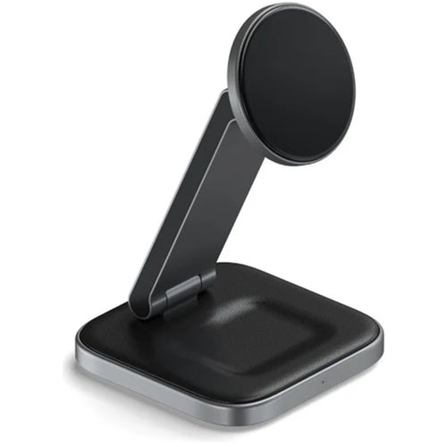 SATECHI 2-in-1 Foldable QI2 Wireless Charging Stand
