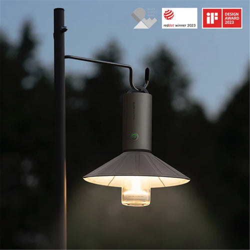 HOTO Multi-function Camping Light 3 modes: camping light, ambient light, flashlight, IPX6 water resistance, 180 measured lumens, 3100mAh lithium battery