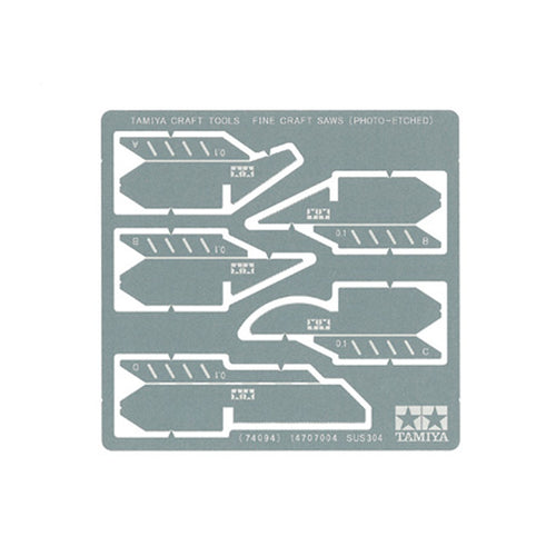 Tamiya 74094 - TAMIYA .1mm PRECISION CRAFT SAW SET I (SAWING)