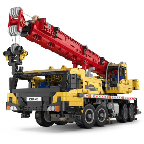 CaDA Fully Functional Crane Truck RC Brick Model Kit