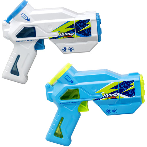 Silverlit HYDRO / SPINNER M.A.D. Mini Blaster Twin Pack Electric Water Blaster With Rechargeable Battery (included), USB Rechargeable, Up to 300ml Water Tank, Easy to use and quick to refill. For Ages 8+!