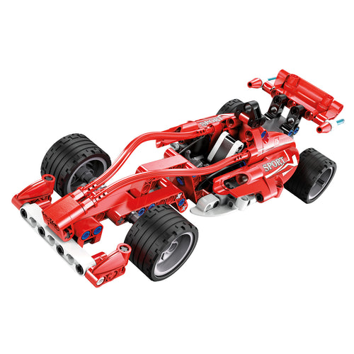 CaDA RC Brick Model Pullback Formula Racing For Ages 6+!