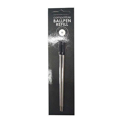 Okin GBP Compatible Cross Ballpoint Refill Black, Pack of 2