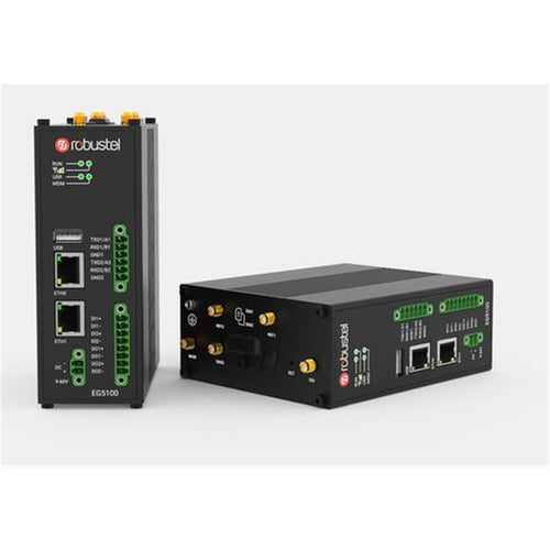 Robustel B066708 - Industrial edge computing gateway with Dual-SIM 4G LTE Serial DI/DO Bluetooth and a Debian-based OS (EG5100)