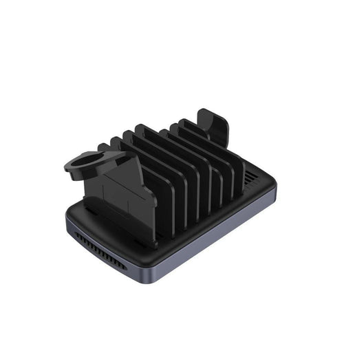Unitek P1207B 6-Port USB-C & USB-A Multi Device Charging Station. Charge up to 6 Devices,Supportsupto60WSuper Fast Charge, Built-in overvoltage, overcurrent Protection Comes with 8 Separator Slats