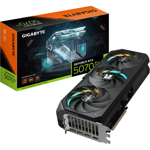 Gigabyte GV-N507TGAMING OC-16GD Gigabyte NVIDIA GeForce RTX 5070 Ti GAMING OC 16GB GDDR7 Graphics Card