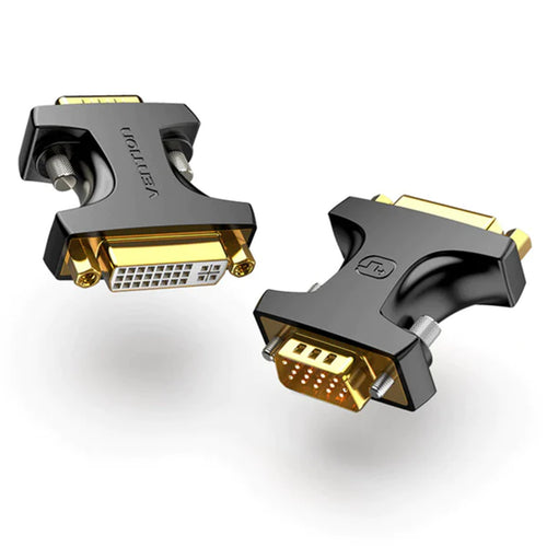 Vention DDDB0 VGA Male to DVI Female Adapter Black