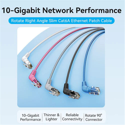 Vention IBOWG Cat6A UTP Patch Cable - 1.5m - White