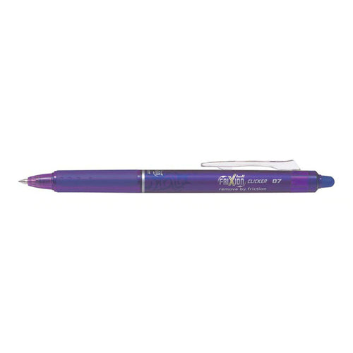 Pilot Frixion Clicker Radierbarer Feiner Lila (BLRT-FR7-V) -- Kaufen Sie 12 Stück, um sie in einer Box zu erhalten