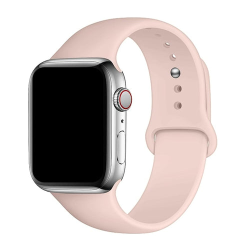 42mm/41mm/40mm/38mm - Pink Sand Silicone Sport Band for Apple Watch, includes S/M and M/L bands - Compatible with Apple Watch Series 11/10/9/8/7/6/SE/5/4/3/2/1/SE