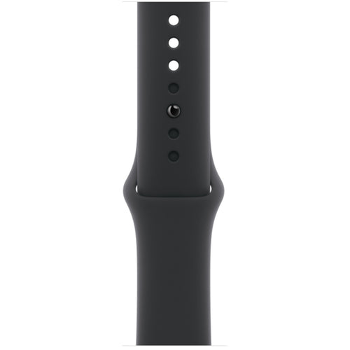 49mm/46mm/45mm/44mm - Black Silicone Sport Band for Apple Watch Iincludes S/M and M/L bands - Compatible with Apple Watch Ultra 1/2/3, Series 11/10/9/8/7/6/SE/5/4/3/2/1